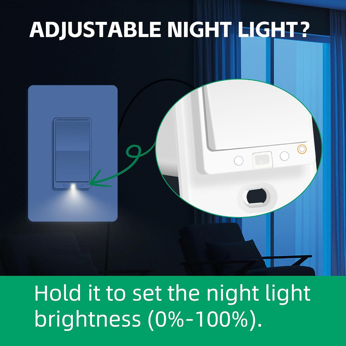 Zigbee Smart Switch no Neutral Required | 1 Channel Rocker Paddle Smart Light Switch Compatible with Alexa, SmartThings and Work with Google Home, Smart Home Devices, 1-Pack
