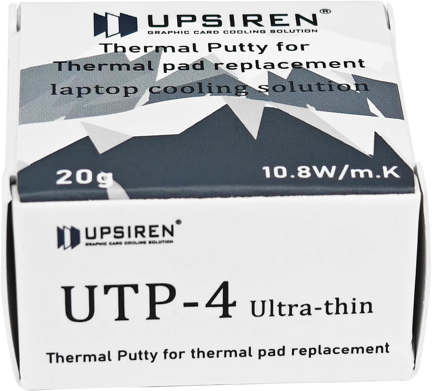UTP-4 Ultra Thin 10.8w/mk Thermal Putty for Laptop Cooling,Thermal Pad Replacement High Performance (20g)