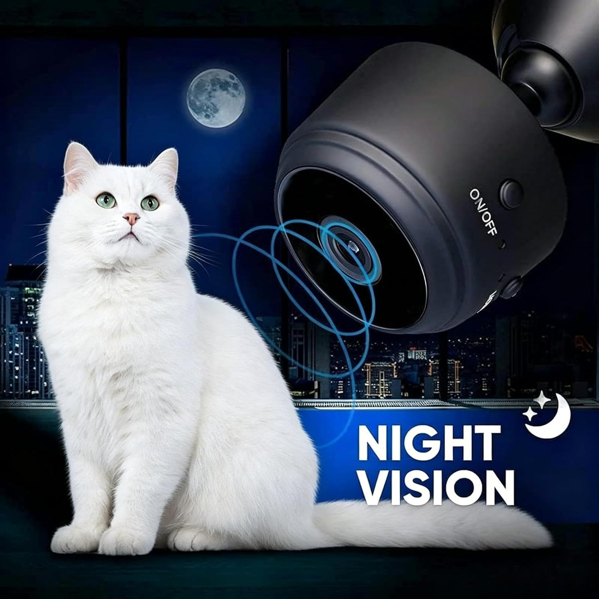 4 Pack Hidden Camera 1080P WiFi Night Vision for Pet Baby Home Security