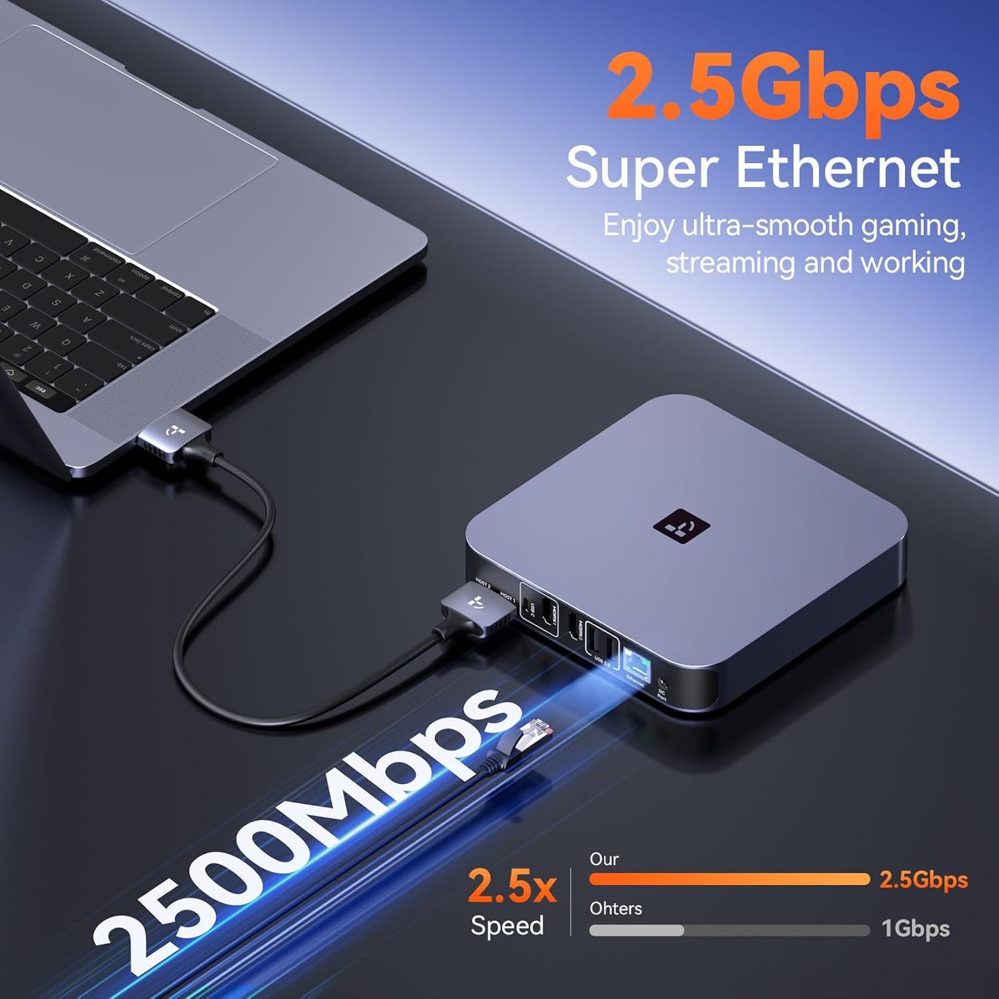 TobenONE 18-in-2 Docking Station Dual 4K Monitor for MacBook M5/M4 Pro/Max | Plug and Play Macbook Dock with HDMI&USB-C,150W Adapter, 10Gbps/PD 30W, 2.5G Ethernet, Solid & Sleek for Edit, Remote Office