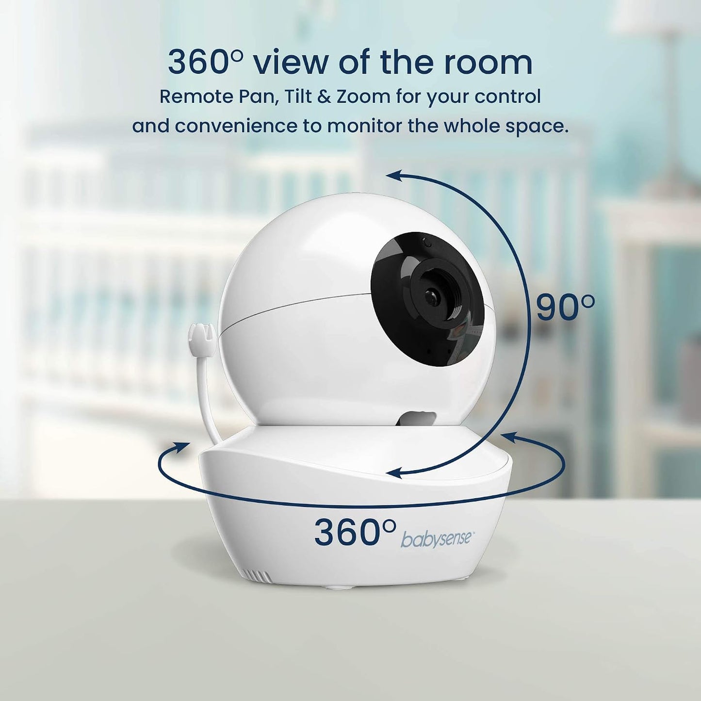 Babysense Replacement Add-On Camera for Video Baby Monitor HDS2, Will Work Only with HDS2 Monitors, Requires HDS2 Parent Unit to Operate