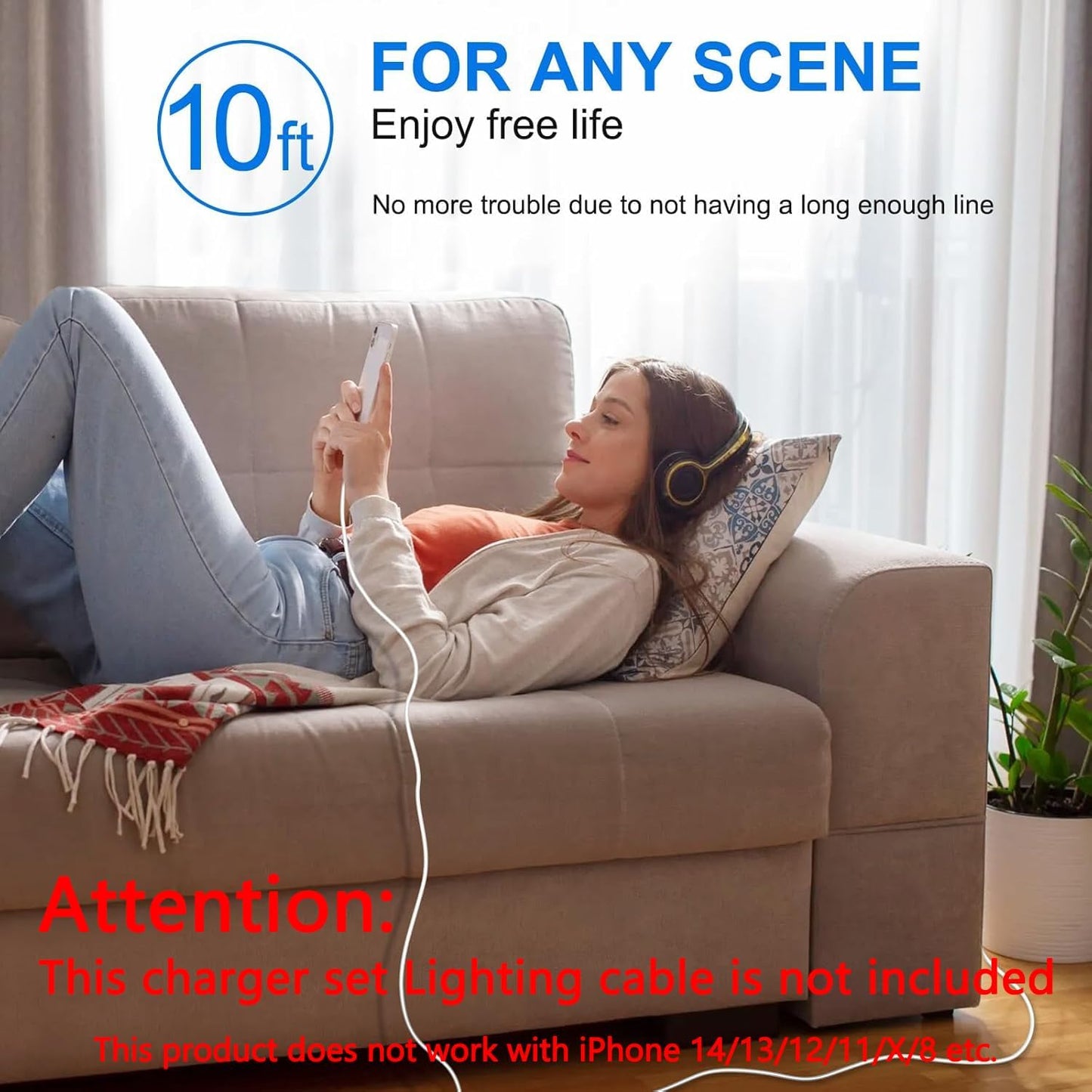 [Apple MFi Certified]iPhone 17 16 Pro Max Charger Fast Charging, 40W USB C to C Fast Charger Block 10Ft Extra Long Type C Charging Cable Cord for iPhone 17e/17 Pro/Air/16/16e/16 ProMax/Plus/15Pro,iPad