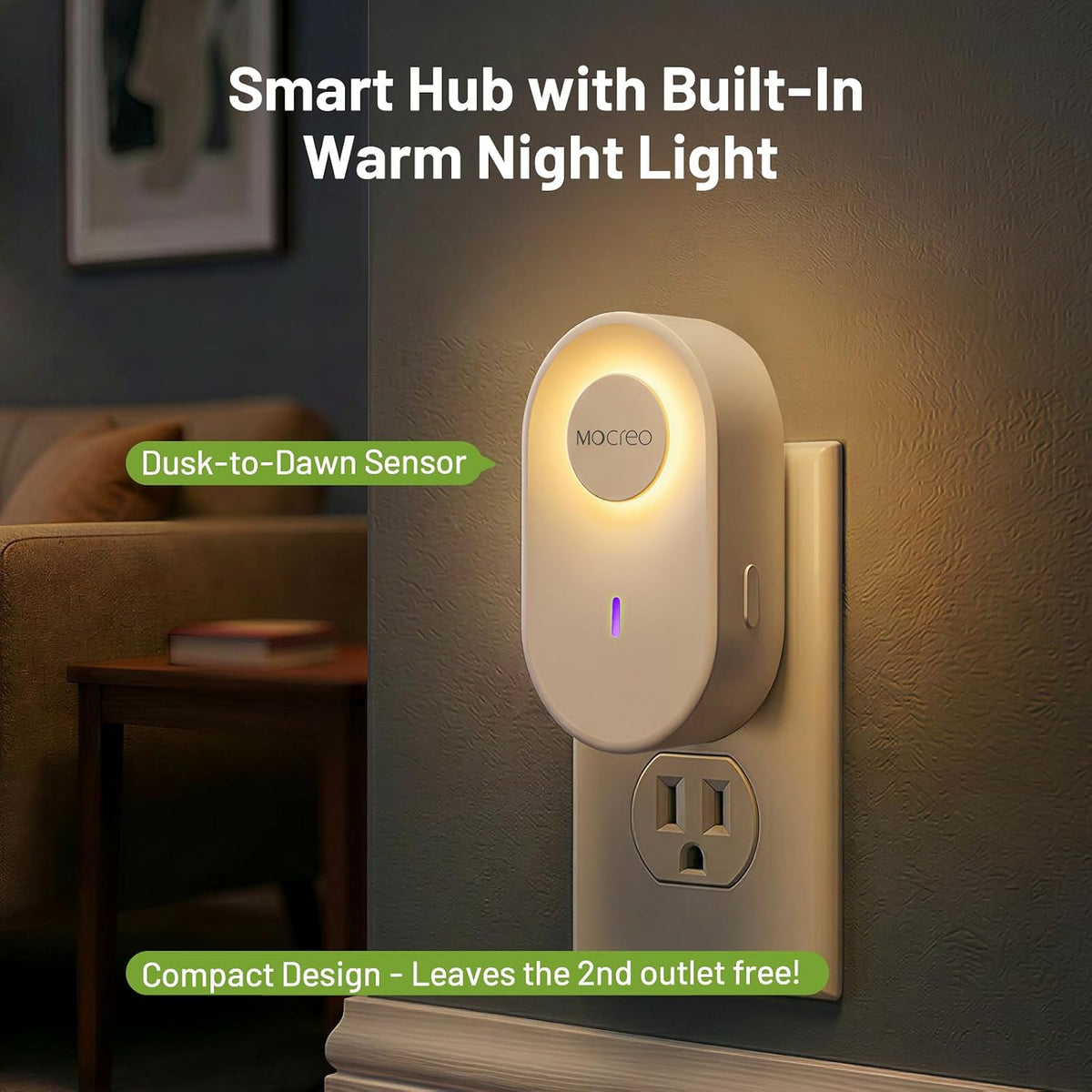 MOCREO 2000ft Remote Temperature Humidity Monitor, 3 Sensors, Freeze Alert