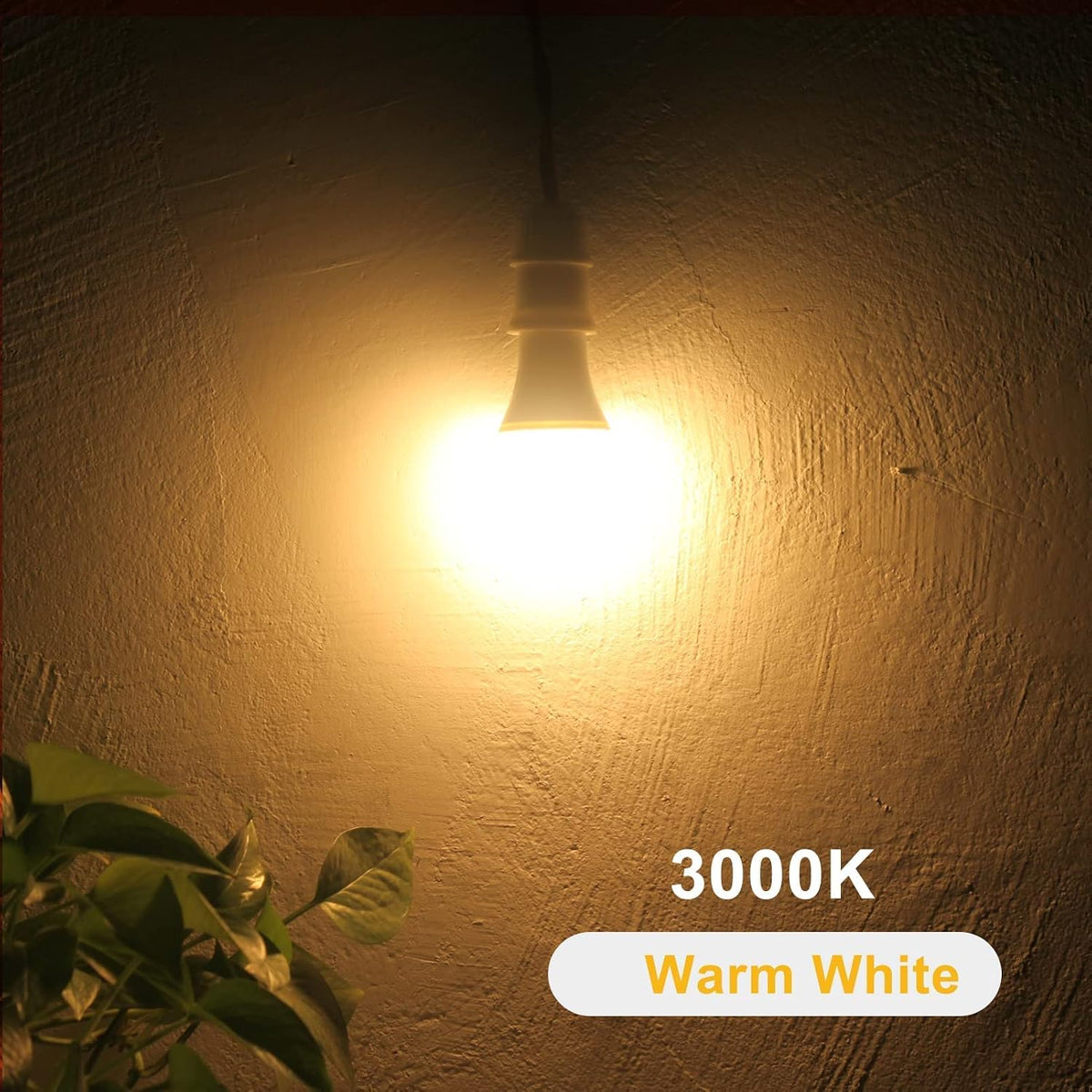 Qualilux Dusk to Dawn A19 LED Light Bulbs Outdoor, Automatic On/Off, 60W Equivalent, Warm White 3000K, Energy Efficient 9.5W, 850 Lumen, E26 Base, 4-Pack, HQ-H009