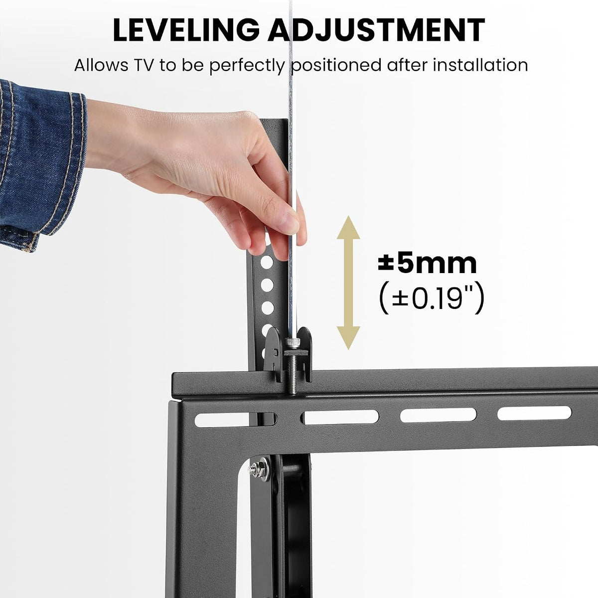 ZeboZap ZZTVT8064 Outdoor TVmount Weatherproof Holds Upto 80 Inch TV on Vinyl Siding, Stucco, Brick & Stone | Holds 154lbs