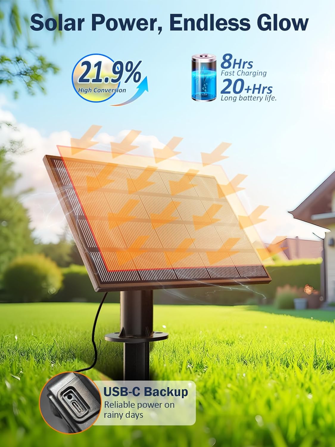 50FT Solar String Lights Outdoor, Dimmable Patio Lights Solar Powered with Remote & USB Port 18+1 LED Shatterproof Bulbs 3 Light Modes, Waterproof Solar Light for Camping Backyard Garden