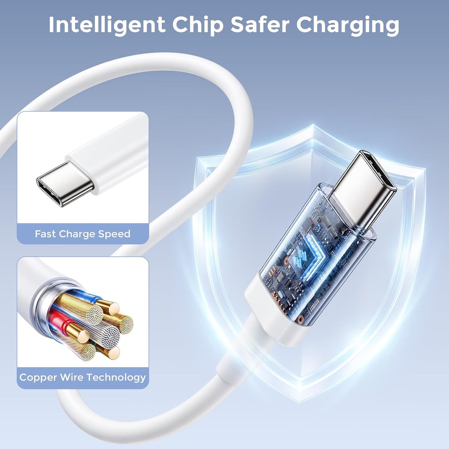 MagSafe Charger 25W Magnetic Wireless Charger Charging Pad with 30W Adapter | 30W USB C adapter and 4.2FT Type C cable, compatible with iPhone 17/16/15/14/13/12 Series and AirPods 4/3/2/Pro