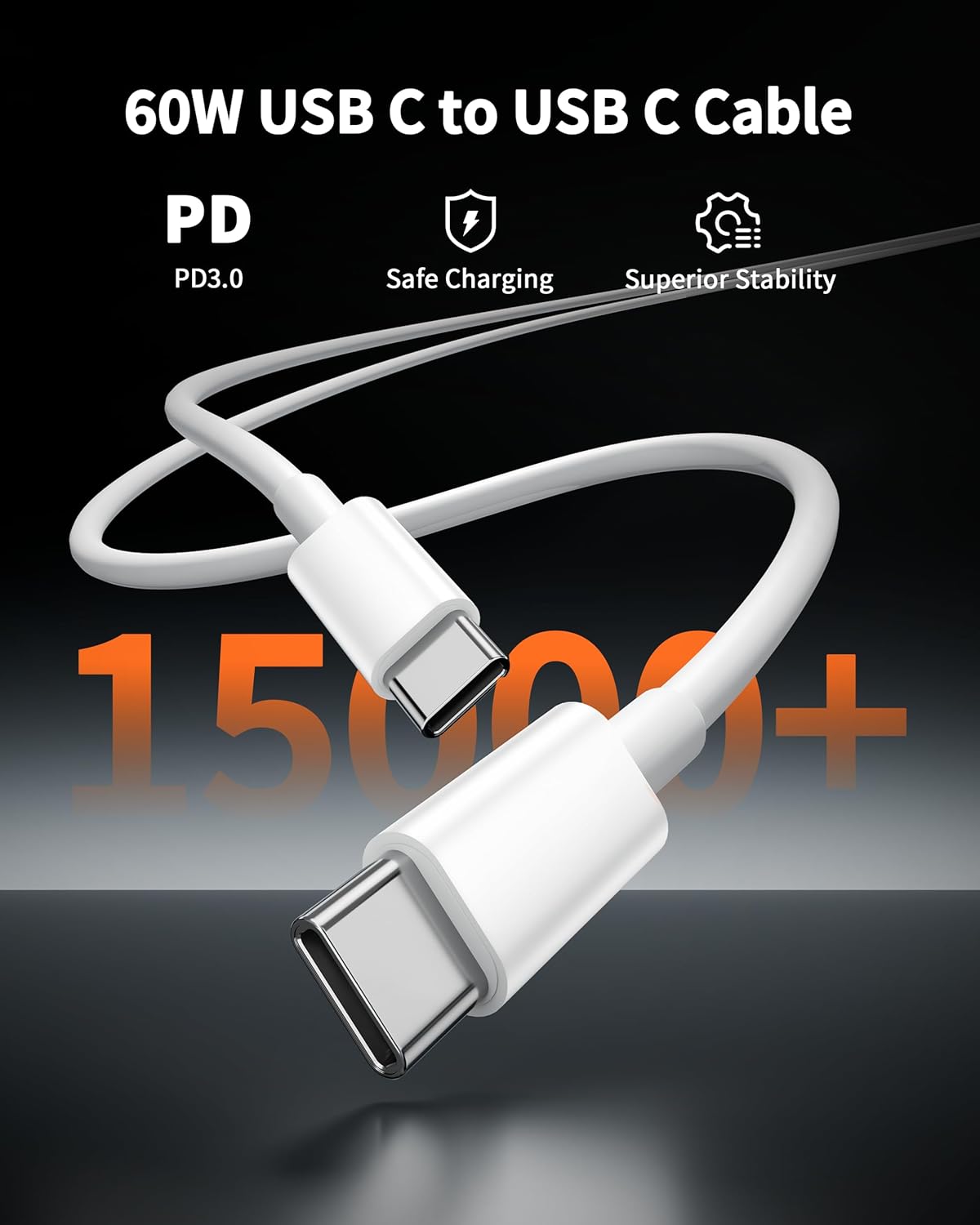 iPhone 17/17 Pro Max Charger, 2 Pack 45W USB C Charger Block Fast Charging | for iPhone 17/16/15/Pro/iPad, with 10FT Long Type C Cable Cord, Dual Port, GaN USB-C Power Adapter, Super Fast Plug, Compact