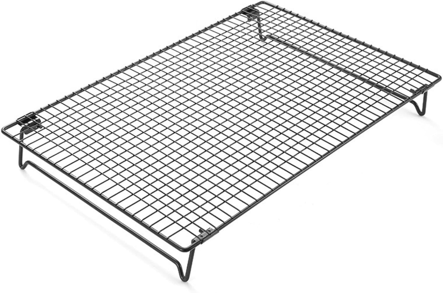 Extra Large Foldable Cooling Rack - Multi-Purpose Baking Cooling Rack for Cakes, Breads, Laptop Stand for Computer Cooling, Grill Rack with Foldable Legs (16.85" x 11.05")