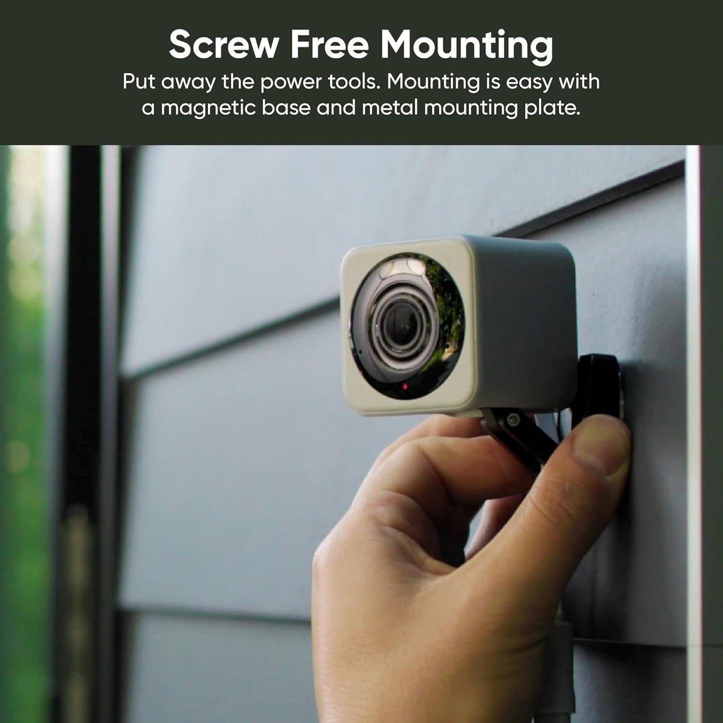 WYZE Cam v4, 2.5K WiFi Security Camera, Indoor/Outdoor Cameras for Home Security, Motion Activated Spotlight/Siren, Color Night Vision, 2-Way Audio, Compatible with Alexa & Google (Renewed)
