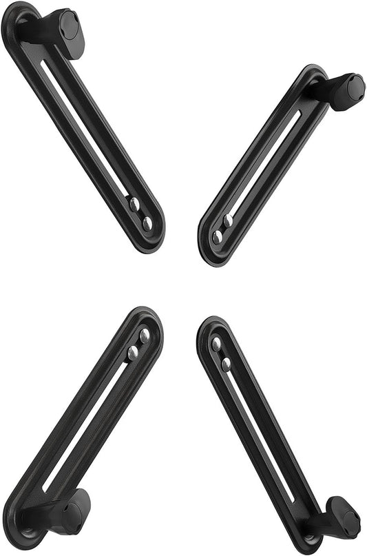 Mount-It! Non-VESA Monitor Mount Adapter Kit – Universal VESA Mount Adapter for 13–27 Inch LCD LED Screens, Converts to 75x75 & 100x100, Heavy Duty Steel Bracket for Desk