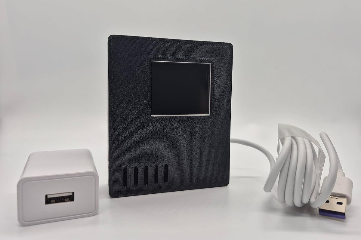 pp-Code WiFi Temperature and Humidity Sensor, Thermometer, Monitor From Anywhere, Email, SMS Alerts, Ideal for Server Room, Lab, Greenhouse, Pets