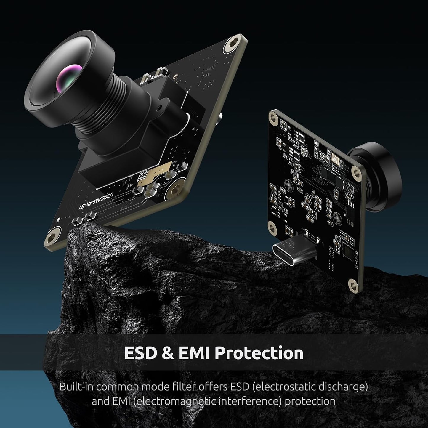 USB 3.0 UVC Camera Module with IMX415 Sensor, 4K@30FPS & 1080P@60FPS, Plug and Play for Windows/Linux/Mac/Android/Raspberry Pi/Jetson Nano/ARM Boards
