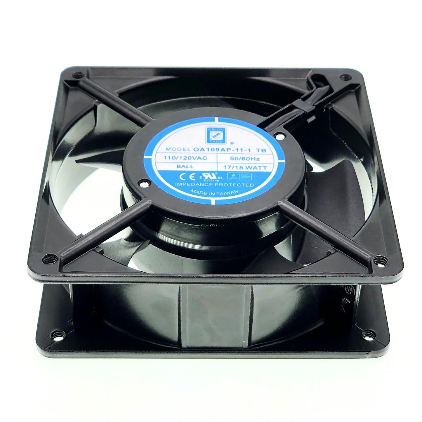 for OA109AP-11-1 TB Cooling Fan, 110/120V 17/15W 50/60Hz 120×120×38mm 2-Wire AC AXIAL Fan