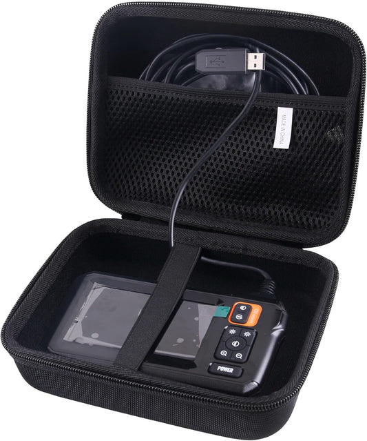 Hard EVA Carrying Case Compatible with MugEasy/Daxiongmao/DEPSTECH Borescope Inspection Camera,Lens Industrial Endoscope storage case (5M-10M line can also be accommodated)