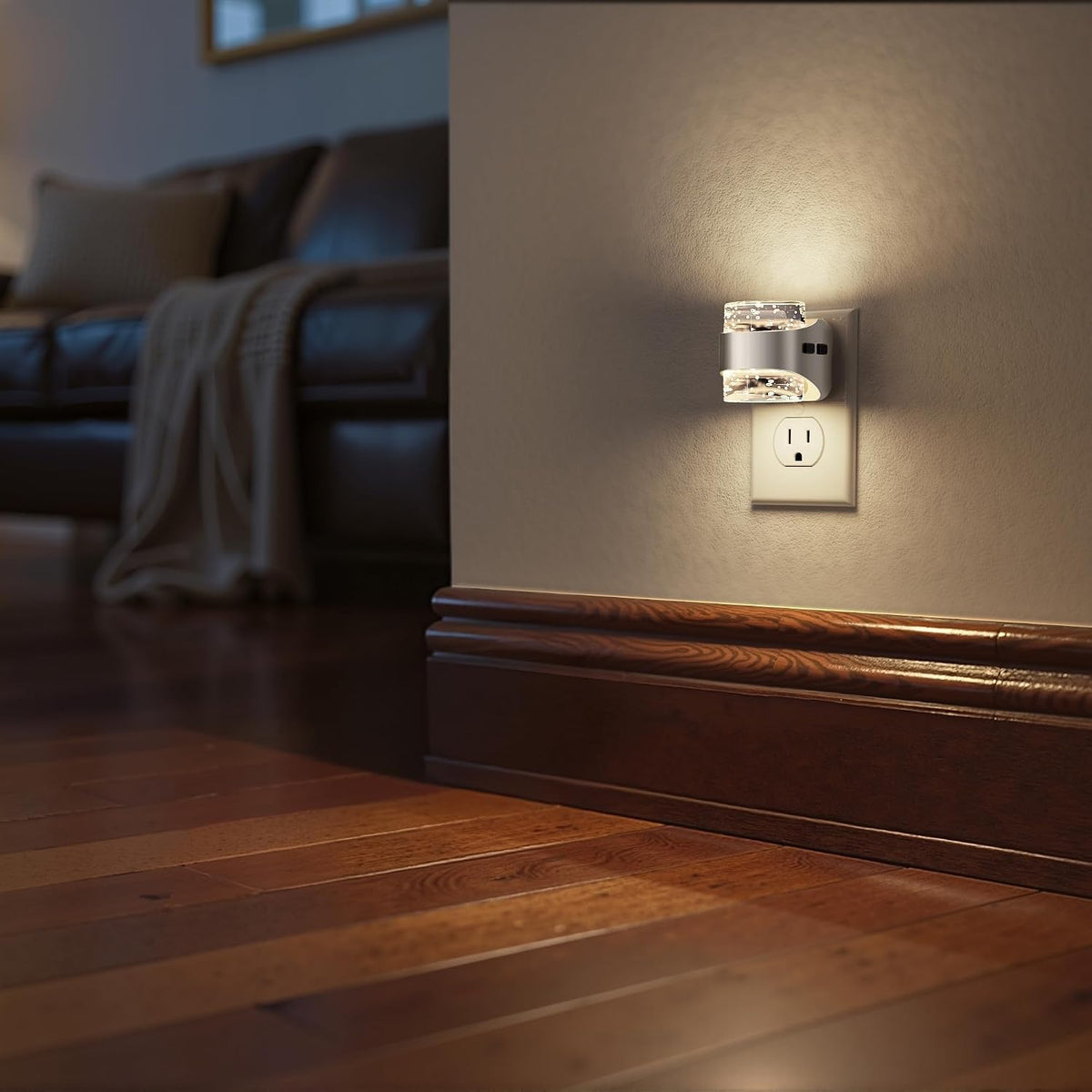 Briignite Night Lights Plug into Wall Dimmable Night Light Bubble Design
