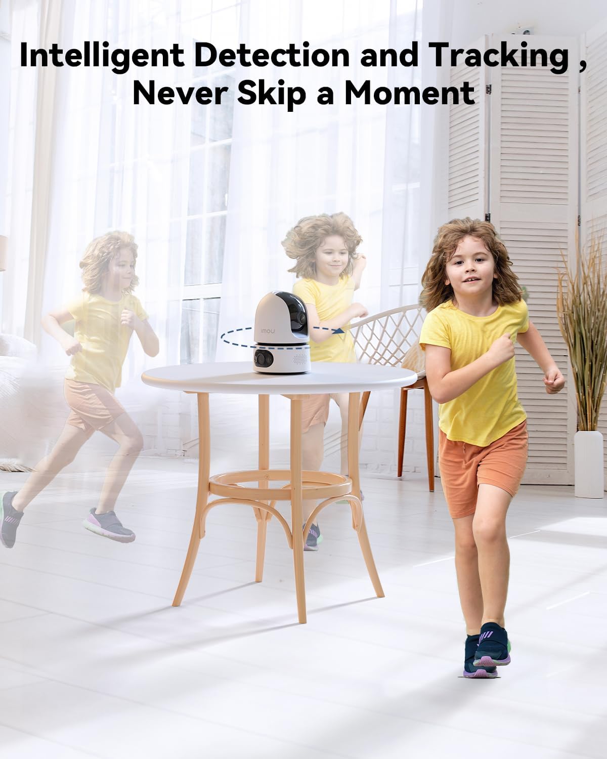 Imou 6MP Indoor Security Camera, Dual-Lens 360°Pan-Tilt Baby Monitor & Pet Camera for Home Security, Color Night Vision, Human/Pet/Sound/Motion Detection, 2.4/5GHz WiFi, Cloud & SD Card Local Storage
