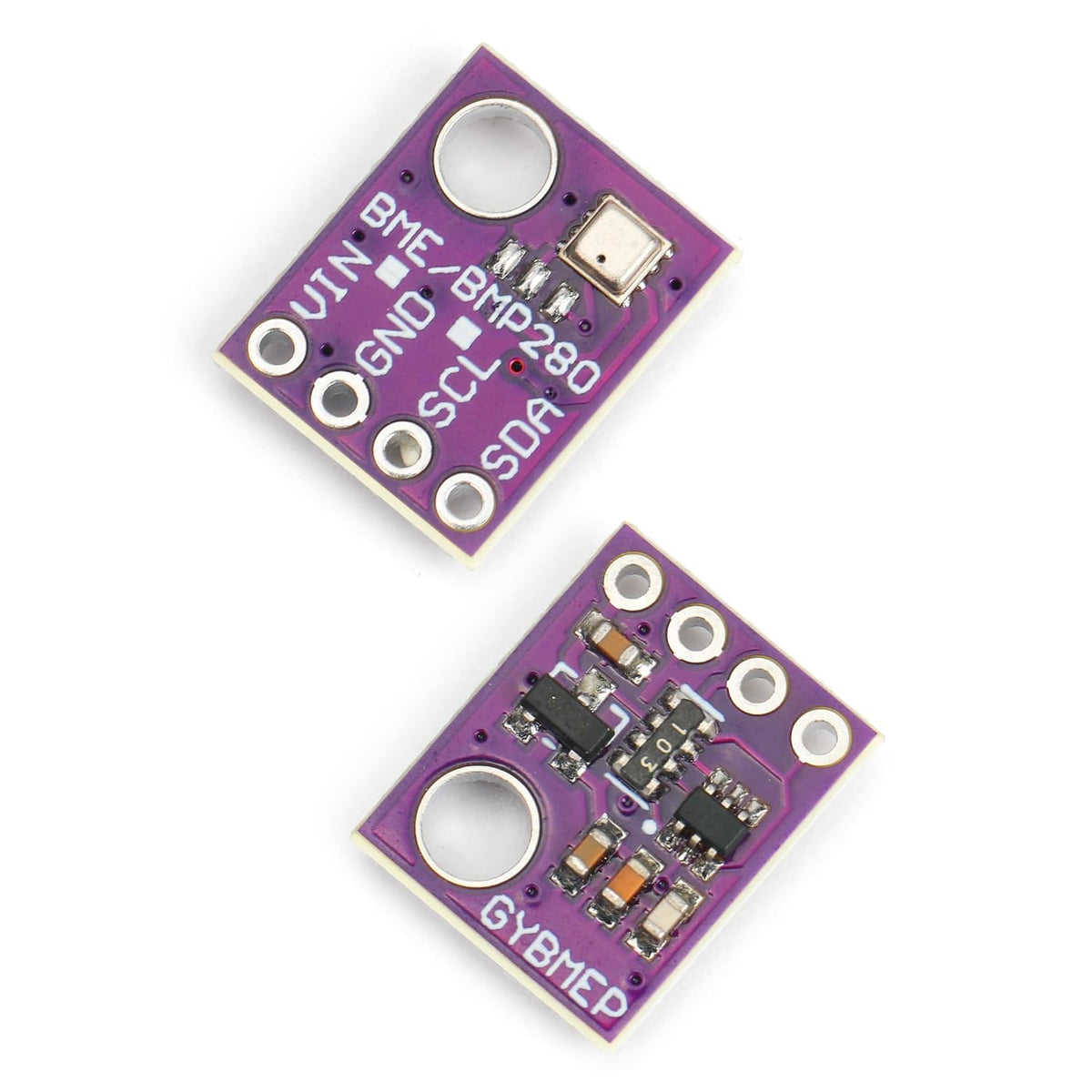 2PCS BME280 5V Sensor Module Atmospheric Pressure Temperature Humidity Sensors I2C SPI Breakout GY-BME280