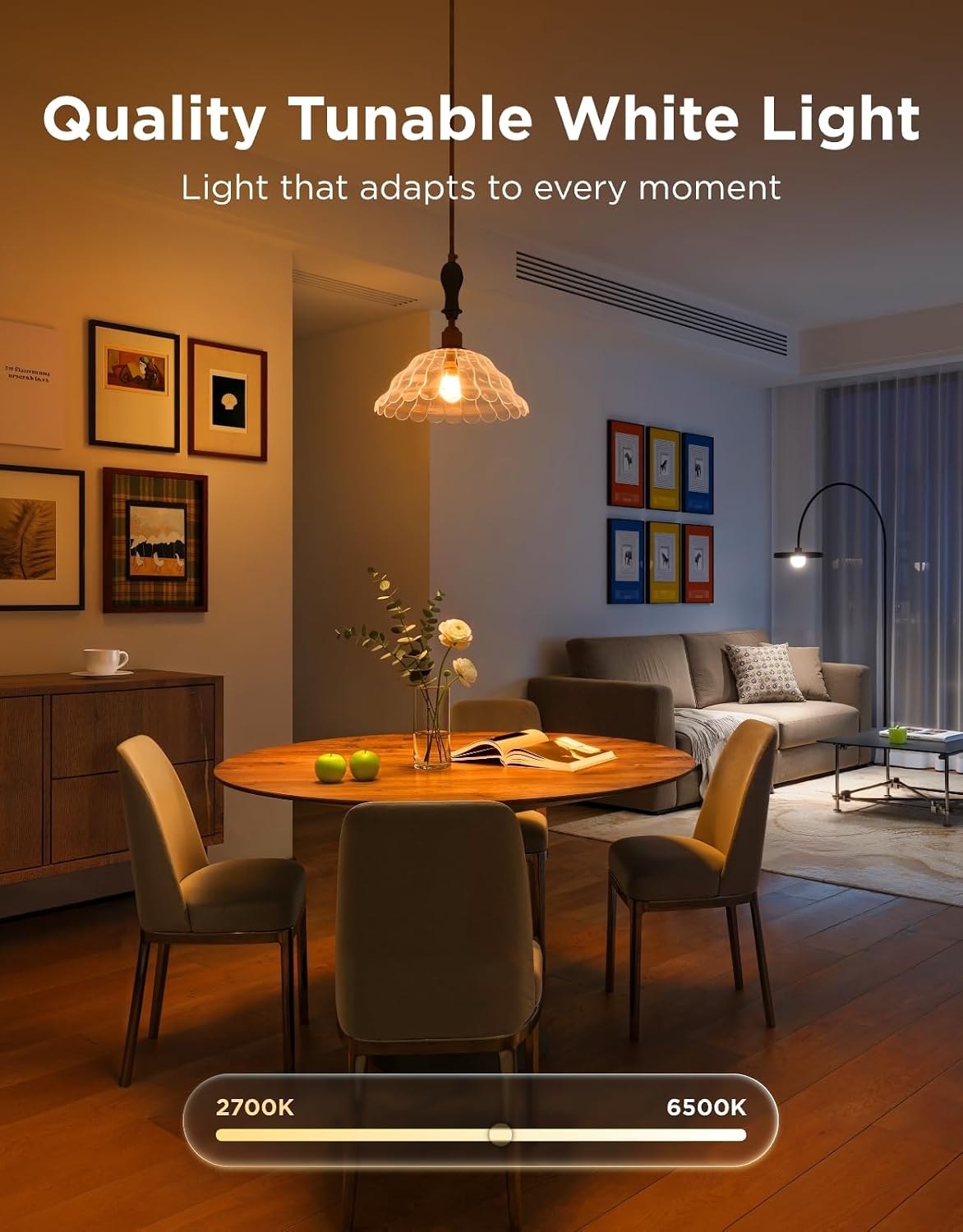 Govee Smart Light Bulbs, A19 LED Light Bulb, 800 Lumen, E26 Base