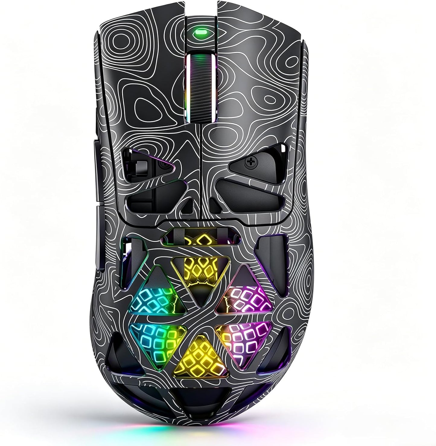 G11 Lightweight Wireless Gaming Mouse for FPS & Competitive Gaming, Tri-Mode Bluetooth 5.1/2.4GHz/USB-C, 22000 DPI RGB Mouse with Programmable Buttons for PC, Laptop & Mac