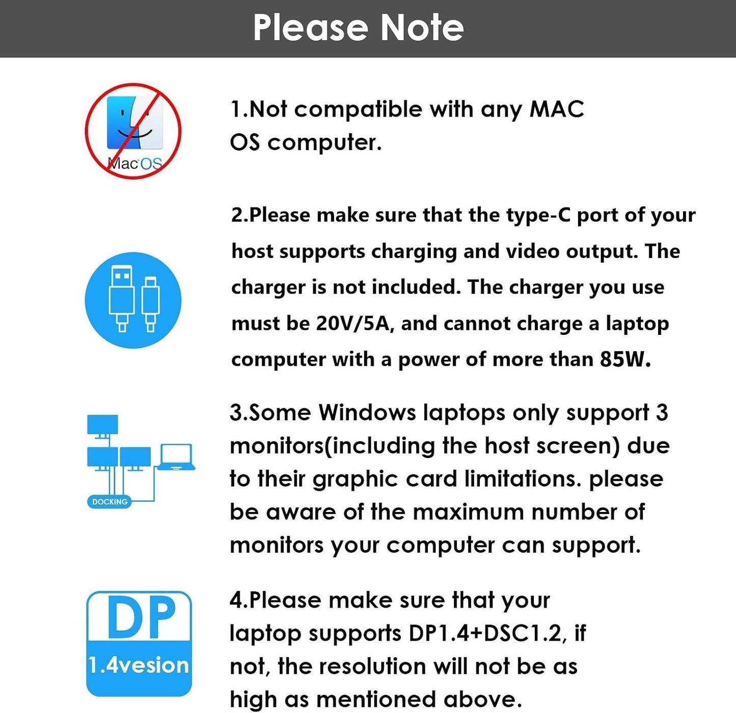 Laptop Docking Station,WAVLINK Triple Monitors Dock,Dual DisplayPort,HDMI | Single 8K@30Hz, 100W PD in, 3×USB-C/A 10Gb, 2.5G Ethernet, SD/TF and Mic/Audio, Compatible with Dell/HP/Lenovo, Windows Only