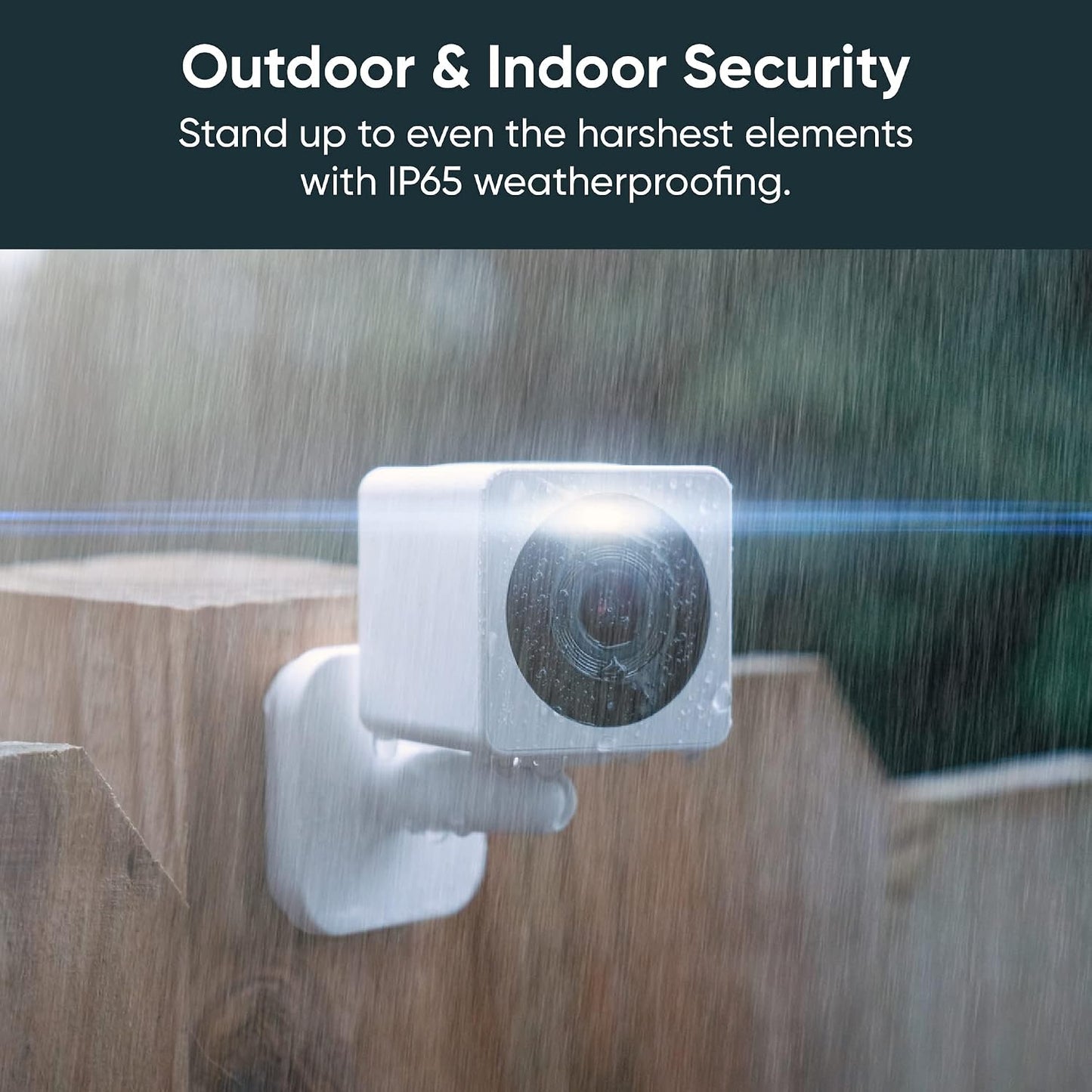 WYZE Cam OG Indoor/Outdoor 1080p Wi-Fi Smart Home Security Camera with Color Night Vision, Motion Detection, 2-Way Audio, Compatible with Alexa & Google, White (2-Pack), Free Expert Setup (Renewed)