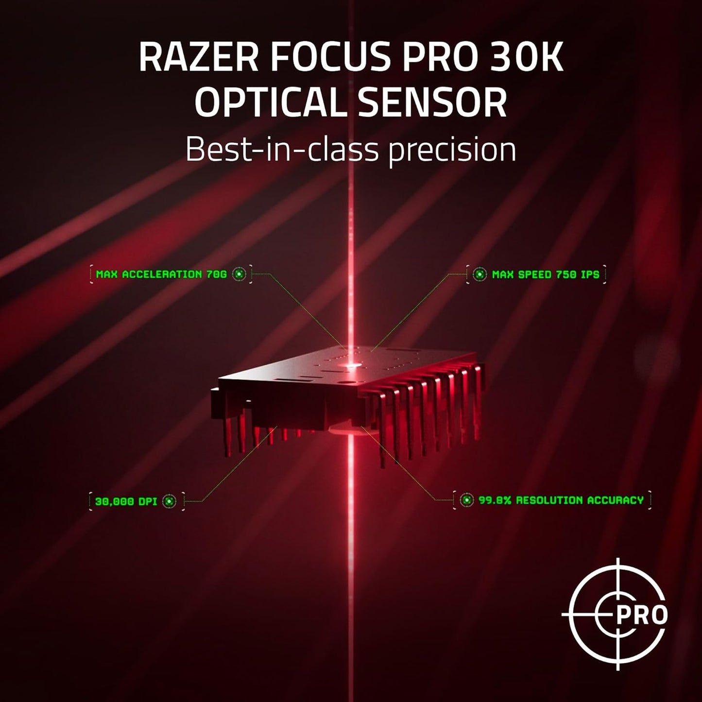 Razer DeathAdder V3 Pro Wireless Gaming Mouse, 63g, 90 Hr Battery, Black | Focus Pro 30K Optical Sensor, Fast Optical Switches Gen-3, HyperSpeed Wireless, 5 Programmable Buttons