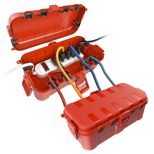 [2 Pack] Flemoon Medium IP54 Waterproof Outdoor Electrical Box