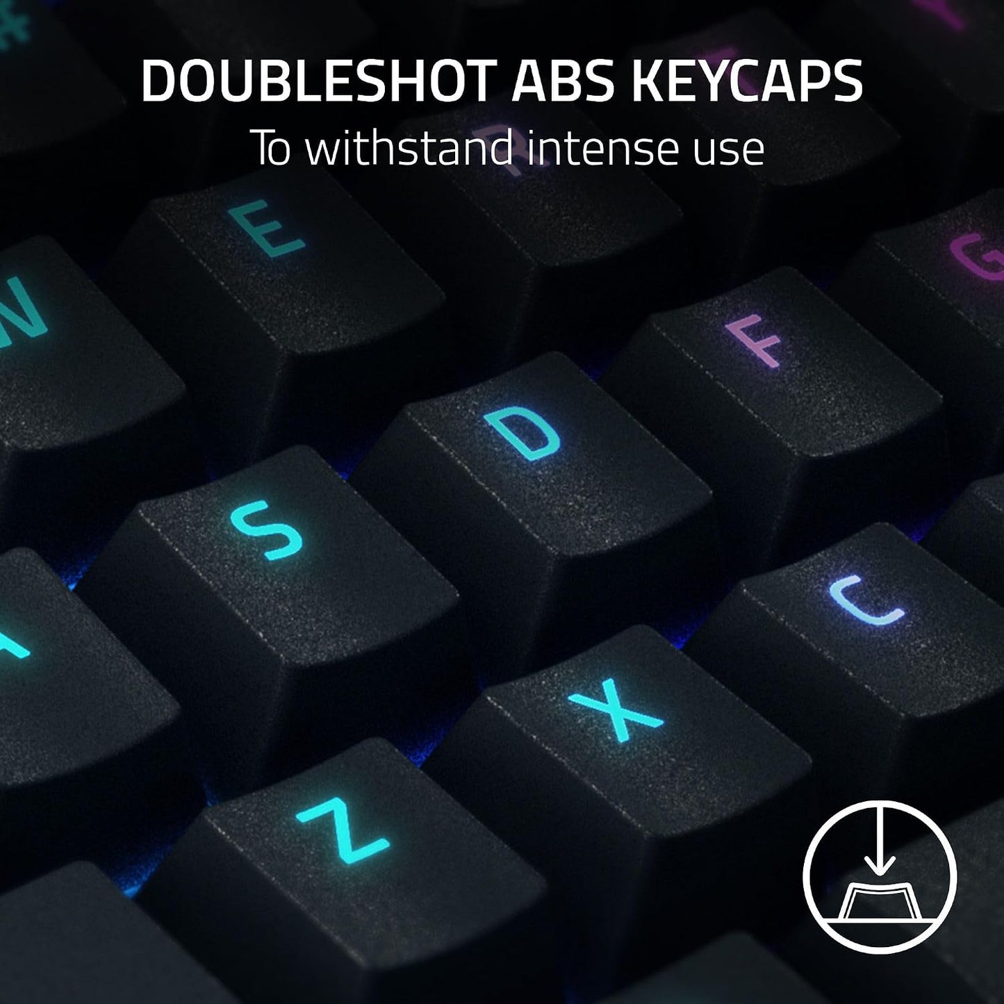 Razer BlackWidow V4 X Mechanical Gaming Keyboard, Yellow Switches, Black | Linear & Silent Switches, 6 Dedicated Macro Keys, Chroma RGB, Doubleshot ABS Keycaps, Roller & Media Controls, Snap Tap