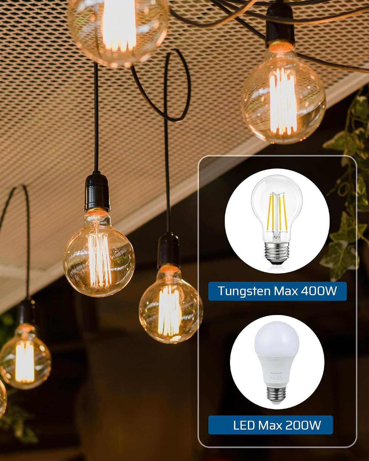 DEWENWILS Smart Dimmer Plug with Remote for Patio Lights, 2.4GHz Only | Remote/App/Voice Control, 2 Grounded Outlets, 100FT Range, Stepless Dimming, Support 200W Dimmable LED/400W Tungsten Bulbs