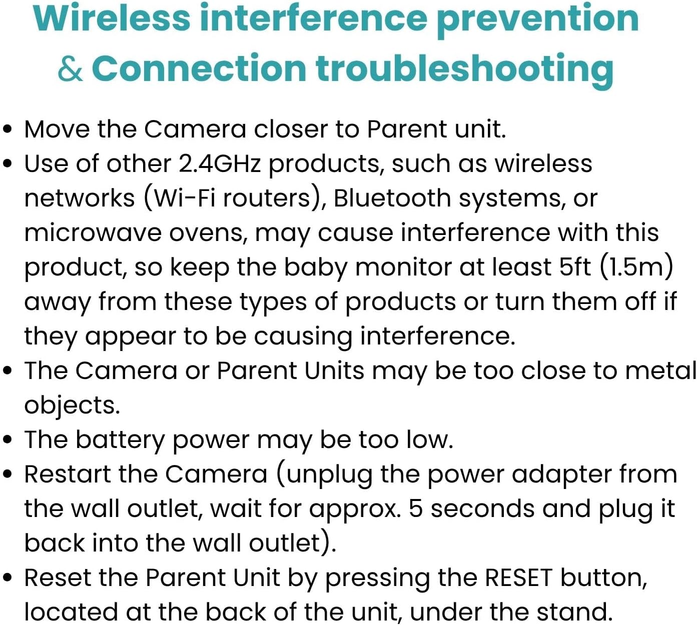 Babysense Replacement Add-On Camera for Video Baby Monitor HDS2, Will Work Only with HDS2 Monitors, Requires HDS2 Parent Unit to Operate