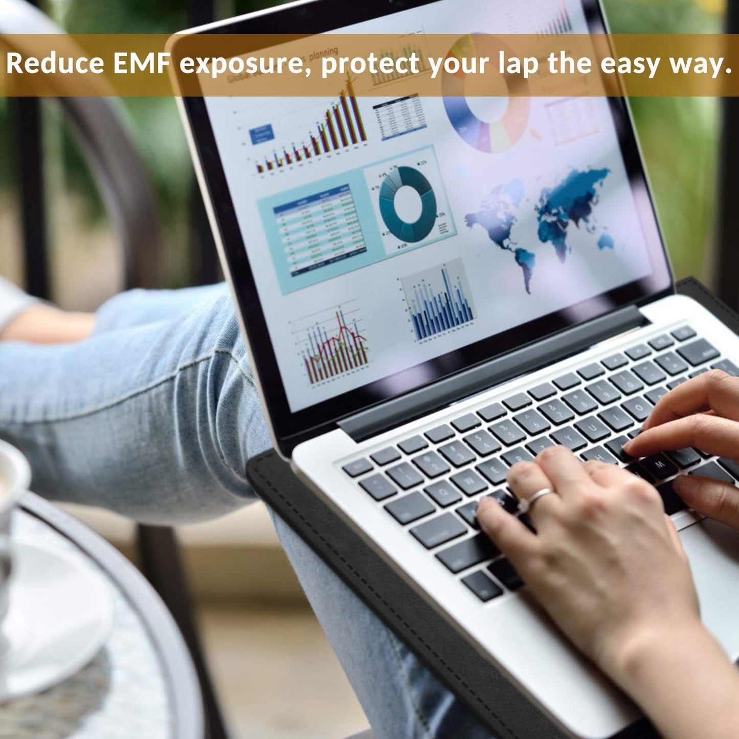 Laptop Pad Protection Pad, Multi-Directional Shielding Technology, Protect The Body from The Impact of Emf, Protect & Heat Shielding Suitable for Computer Pad, Tablet, Phone (12"x16")