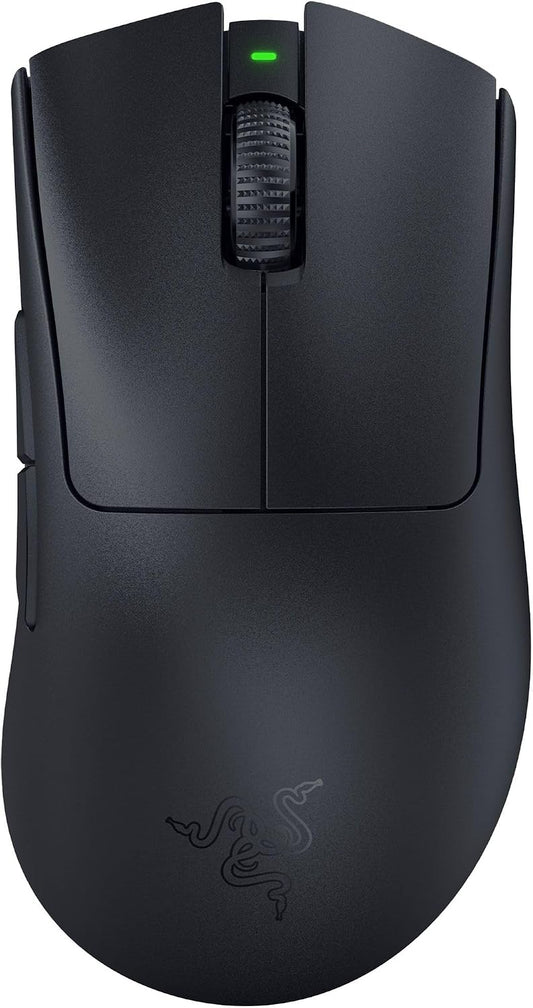 Razer DeathAdder V3 Pro Wireless Gaming Mouse, 63g, 90 Hr Battery, Black | Focus Pro 30K Optical Sensor, Fast Optical Switches Gen-3, HyperSpeed Wireless, 5 Programmable Buttons