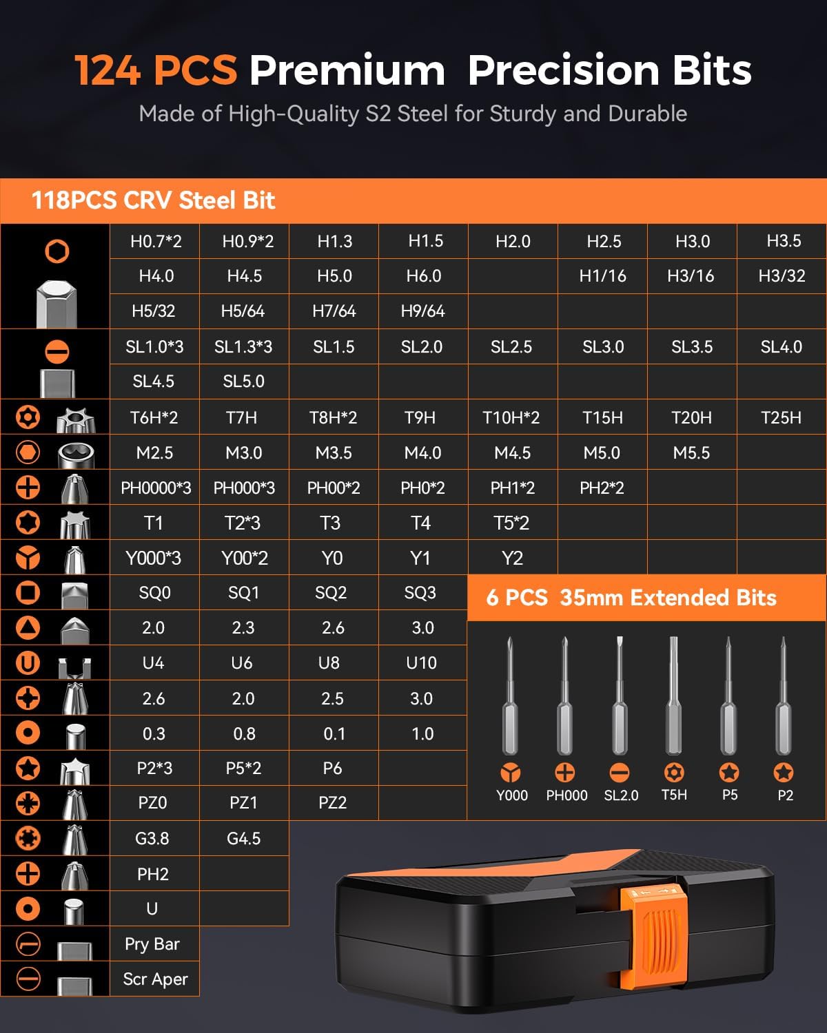 166 in 1 Precision Screwdriver Set: Magnetic Electronics Repair Kit with Extension Rod & Pry Tools, Professional Computer Tool Kit for iPhone, Laptop, PC, MacBook, PS5, Xbox, Watch, Camera, Glasses