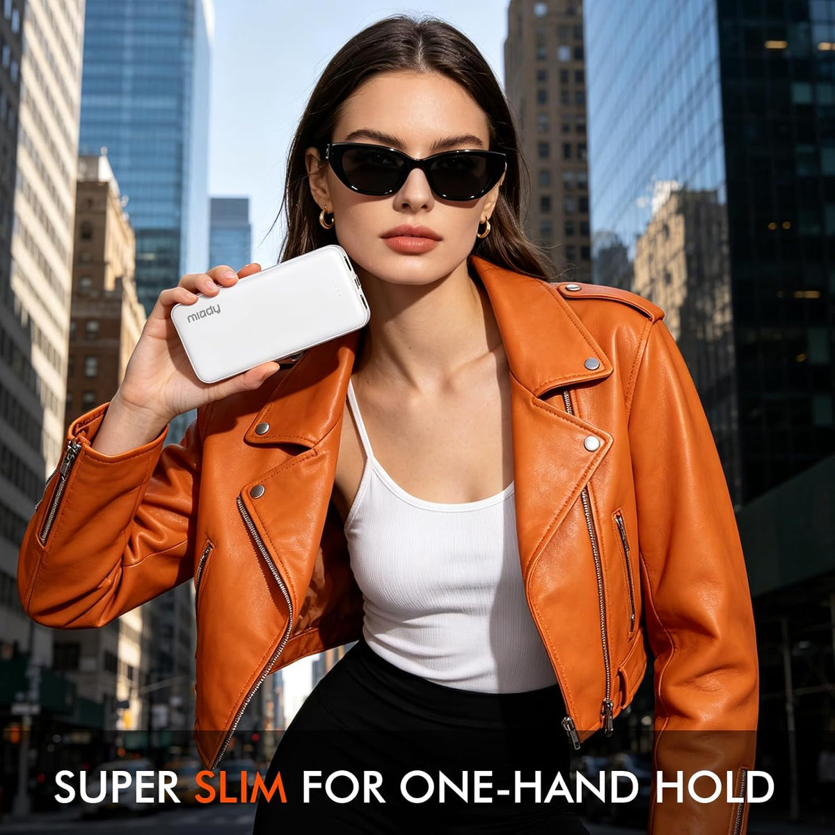Miady 2-Pack Portable Charger 10000mAh Power Bank 22.5W Travel Battery Pack | 37Wh丨Fast Charging丨3 Outputs 2 Inputs丨Slim丨Compatible with iPhone 17 Galaxy S24 Android Tablets etc丨Flight-Safe丨Black+White