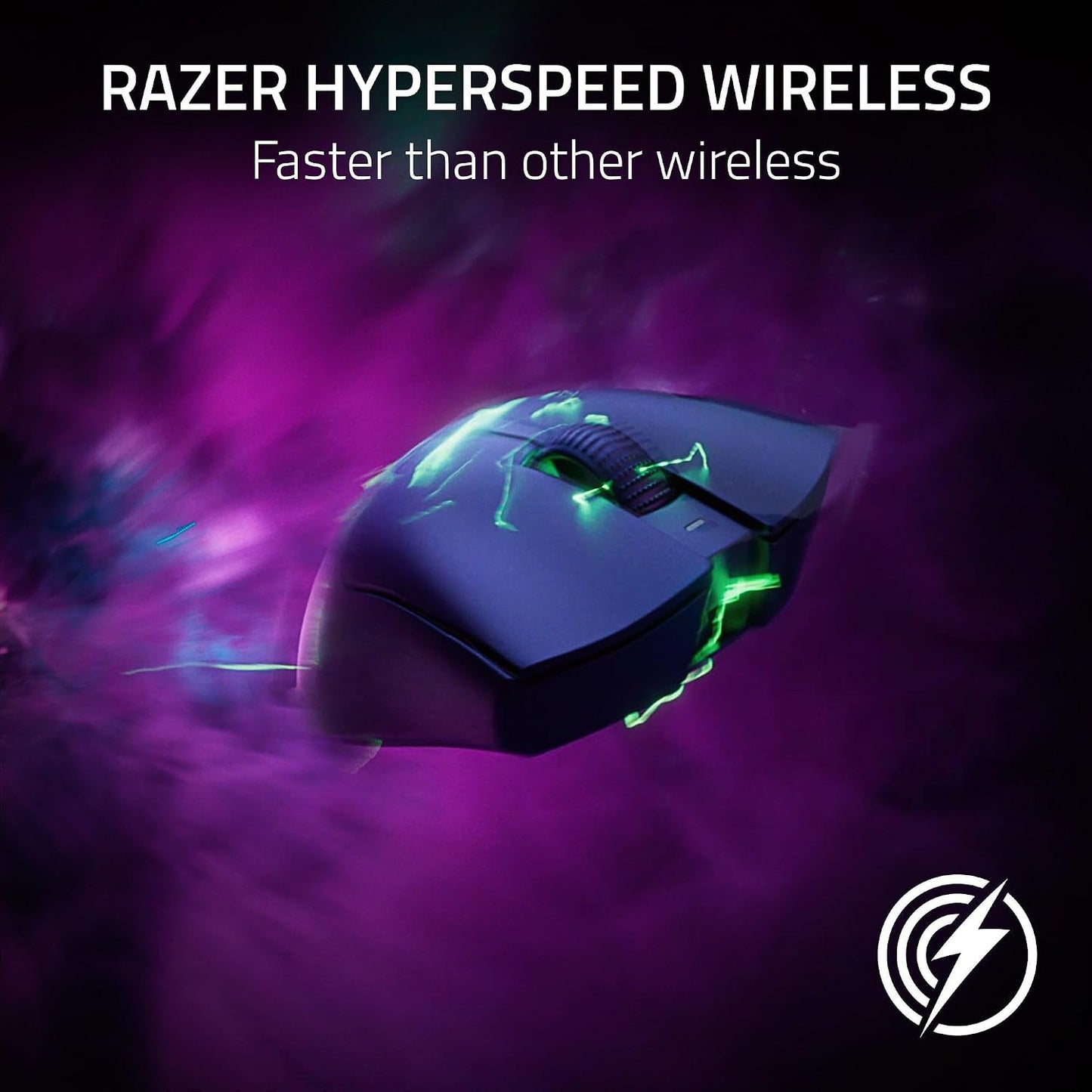 Razer DeathAdder V3 Pro Wireless Gaming Mouse, 63g, 90 Hr Battery, Black | Focus Pro 30K Optical Sensor, Fast Optical Switches Gen-3, HyperSpeed Wireless, 5 Programmable Buttons