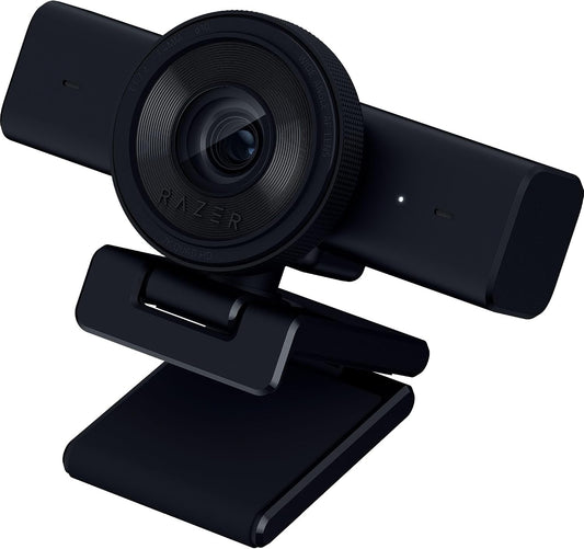 Razer Kiyo V2 X Webcam for Streaming and Meetings, 1440p 60 FPS, Black | AI Powered Auto-Framing, Built-in Microphone, Ultrawide Angle Lens, Privacy Cover, Works with OBS, Discord, Zoom, Teams