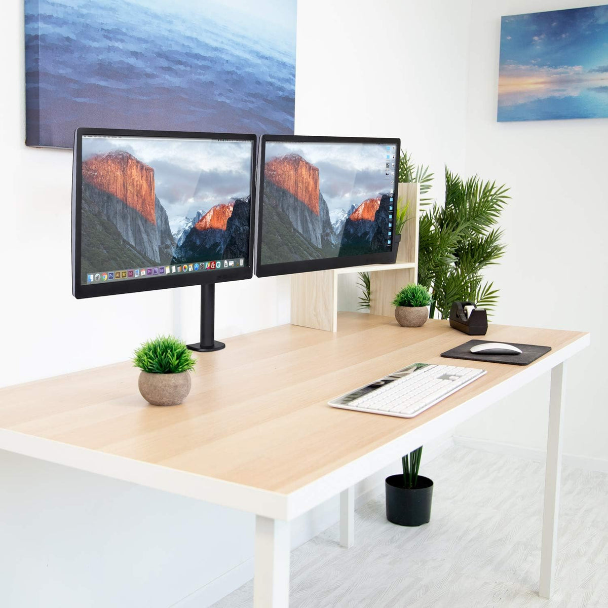 Mount-It! Dual Monitor Desk Mount, 17-32", 19.8 lbs Each
