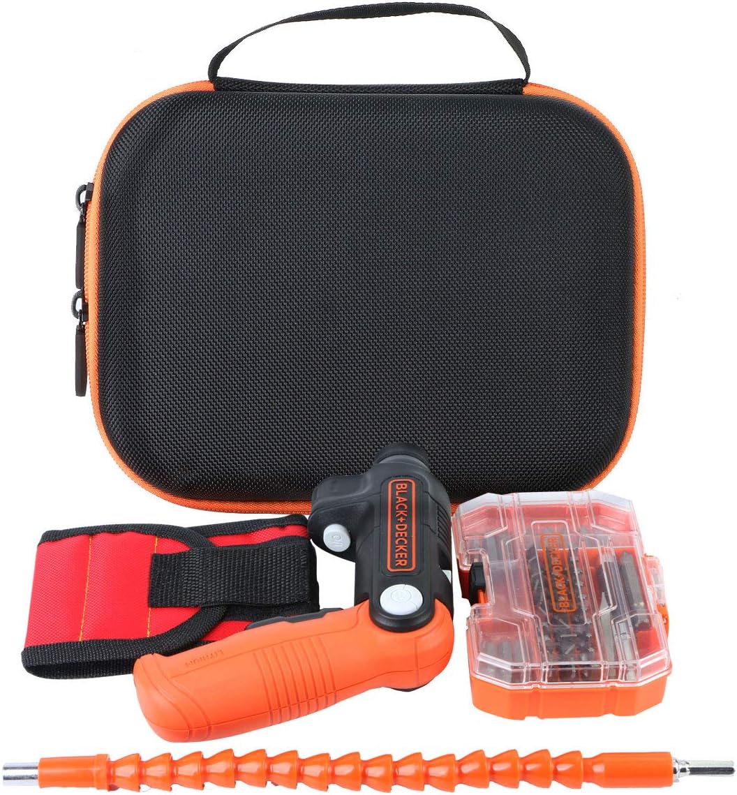 Aenllosi Hard Case for BLACK+DECKER 4V MAX Cordless Screwdriver BDCSFL20C | EVA Hard Shell, Impact Resistant Protection, Crush Resistant Protection, Water Resistant Protection, Case Only