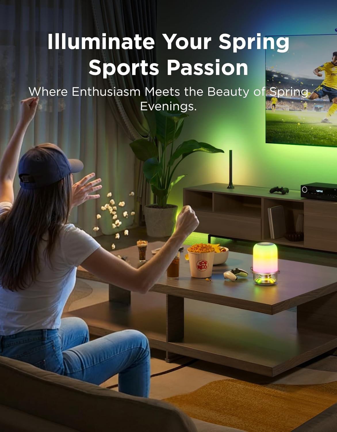Govee Table Lamp 2 Pro x Sound by JBL, Cordless Table Lamp with Speaker | Music-Light Sync, 16 Music Modes & 100+ Scene Modes, Work with Matter, Customized Smart Rechargeable Table Lamp for Bedroom