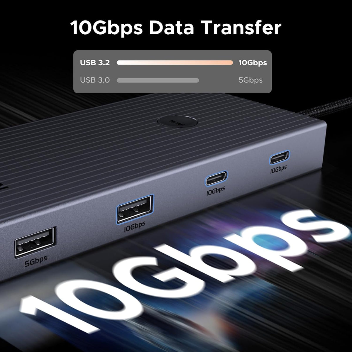 UGREEN Revodok Pro 9 in 1 USB C Hub Gigabit Ethernet Adapter 4K@60Hz HDMI