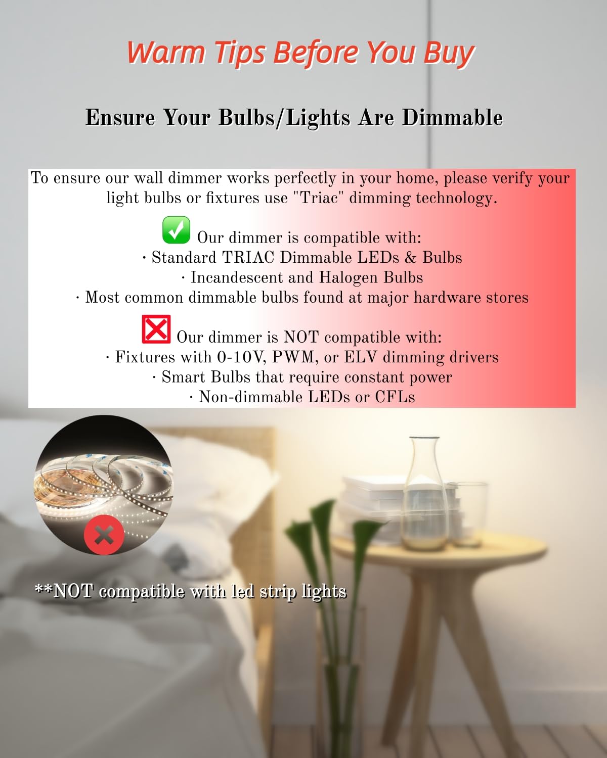 Wireless Dimmer Switch, Remote Light Switch and Receiver kit, Compatible with Alexa Voice Control, Smart Wall Switch Lighting Fixture for Ceiling Lights Pendant Lamps, Support 2.4G&amp;5G