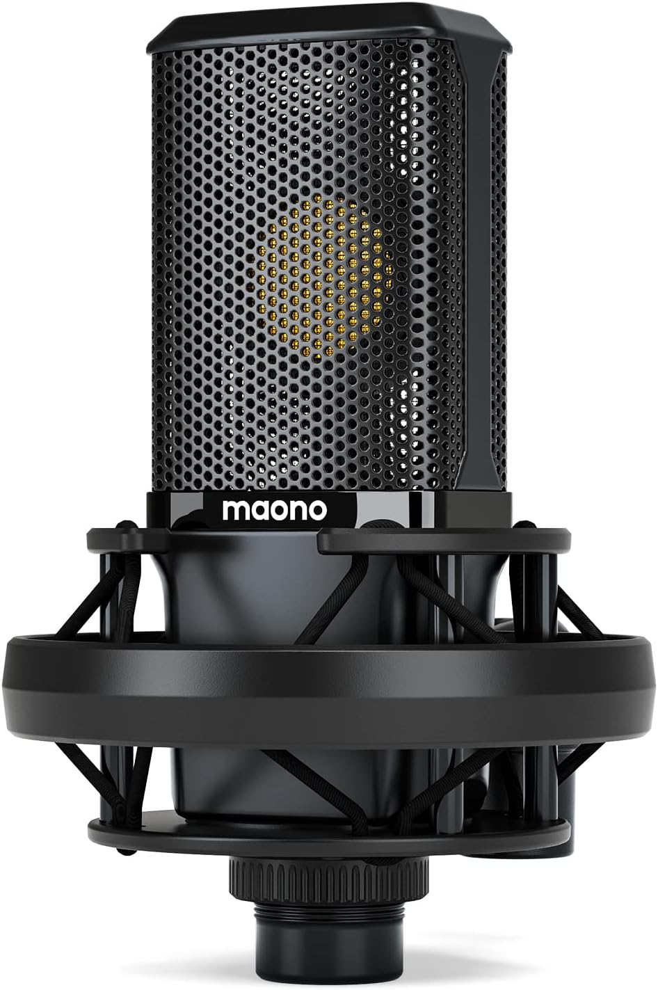 MAONO PM500 XLR Condenser Microphone, 34mm Large Diaphragm for Studio Vocal | Cardioid Pickup, Professional Studio Sound for Podcasting, Recording, Streaming, Vocals, Voice-over, Music, ASMR