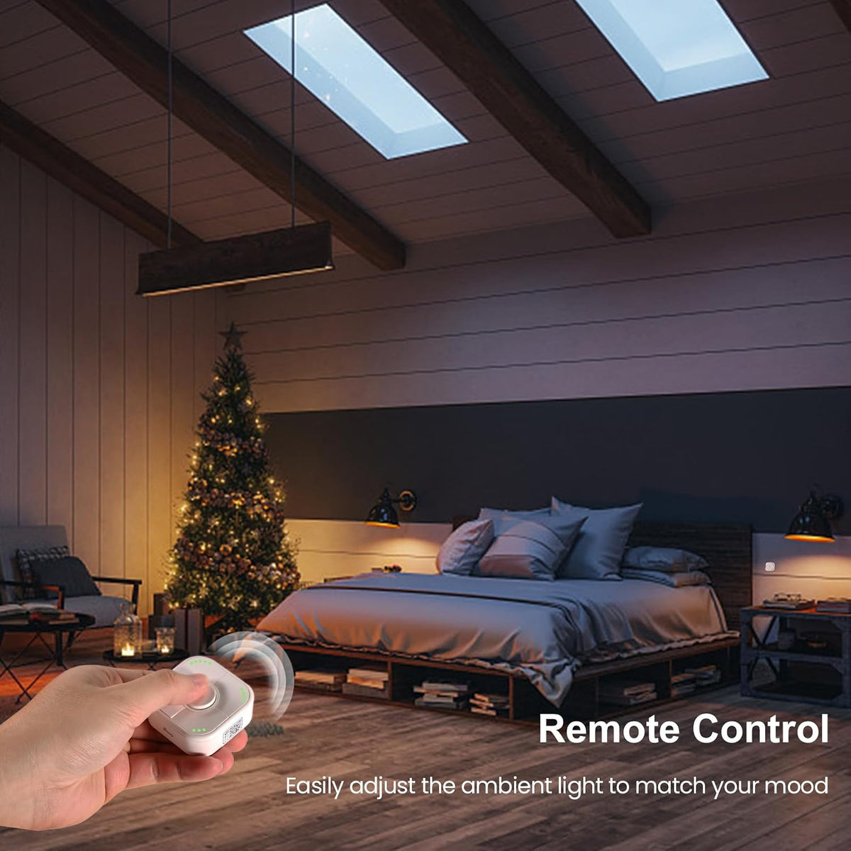 Onvis Smart Button, 5-Keys Smart Switch, Scene Controller, Compatible with Apple HomeKit, Automatically Trigger Accessories & Scenes-Thread (iOS 17.4 or Later is Required)
