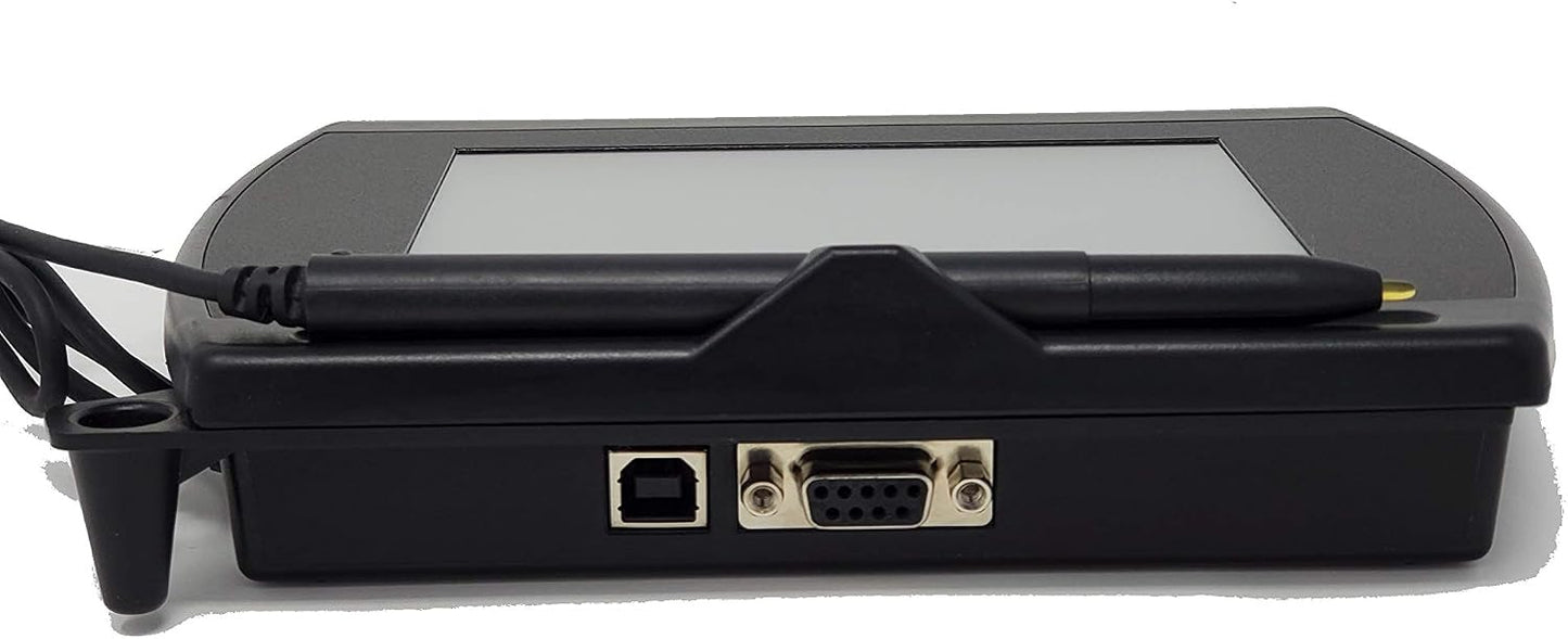 Topaz T-LBK57GC-BBSB-R SigGem Color 5.7 Signature Capture Pad, Dual Serial/Virtual Serial via USB (Renewed)