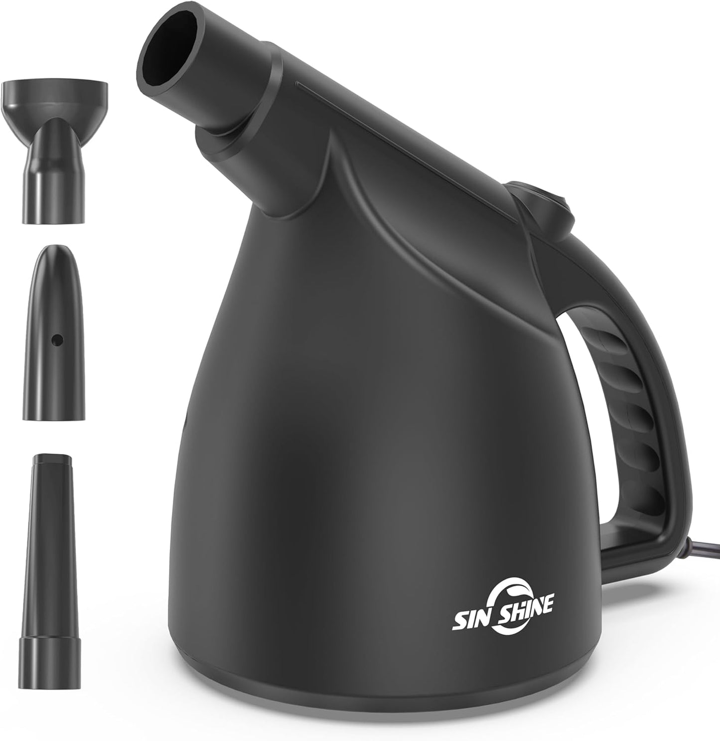 Compressed Air Duster-110000RPM Super Power Electric Air Duster for Cleaning Dust, Hairs, Crumbs, Scraps for Laptop, Computer, Replaces Compressed Air Cans & Canned Air (Jet-Black