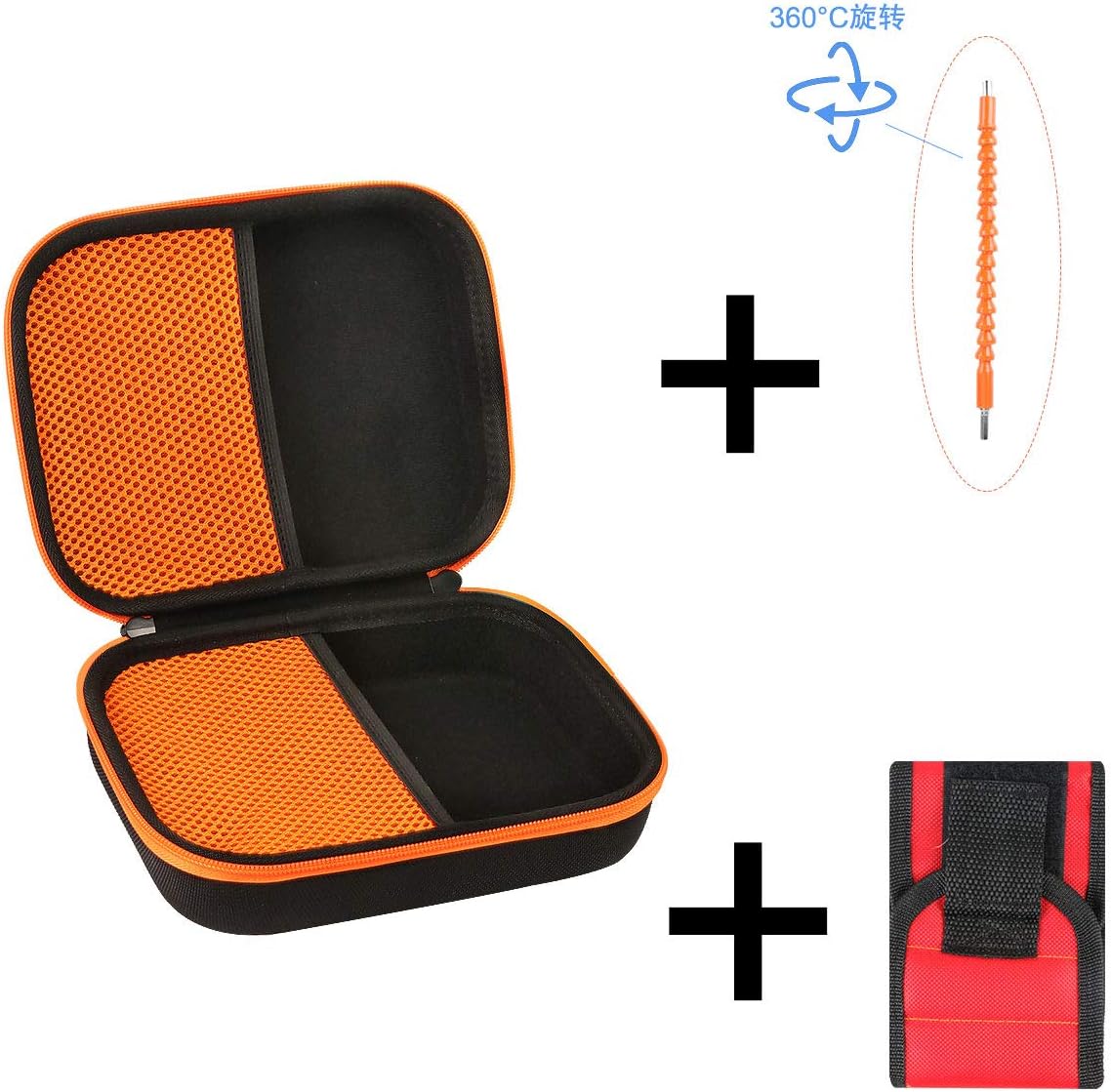 Aenllosi Hard Case for BLACK+DECKER 4V MAX Cordless Screwdriver BDCSFL20C | EVA Hard Shell, Impact Resistant Protection, Crush Resistant Protection, Water Resistant Protection, Case Only