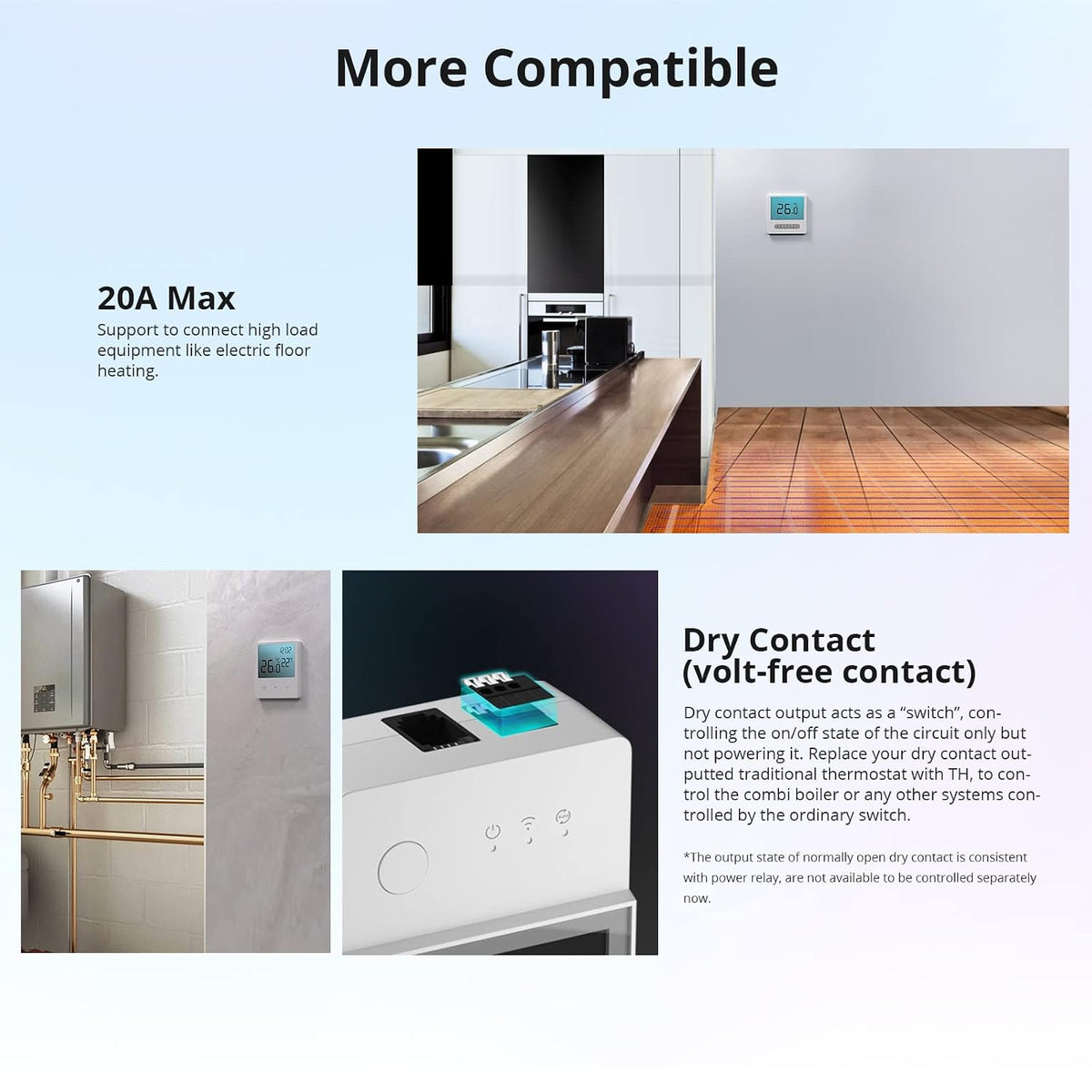 SONOFF THR316D Elite 16A Smart Switch with Temperature and Humidity Monitoring with LCD Screen, Compatible with Alexa/Google Home/IFTTT.