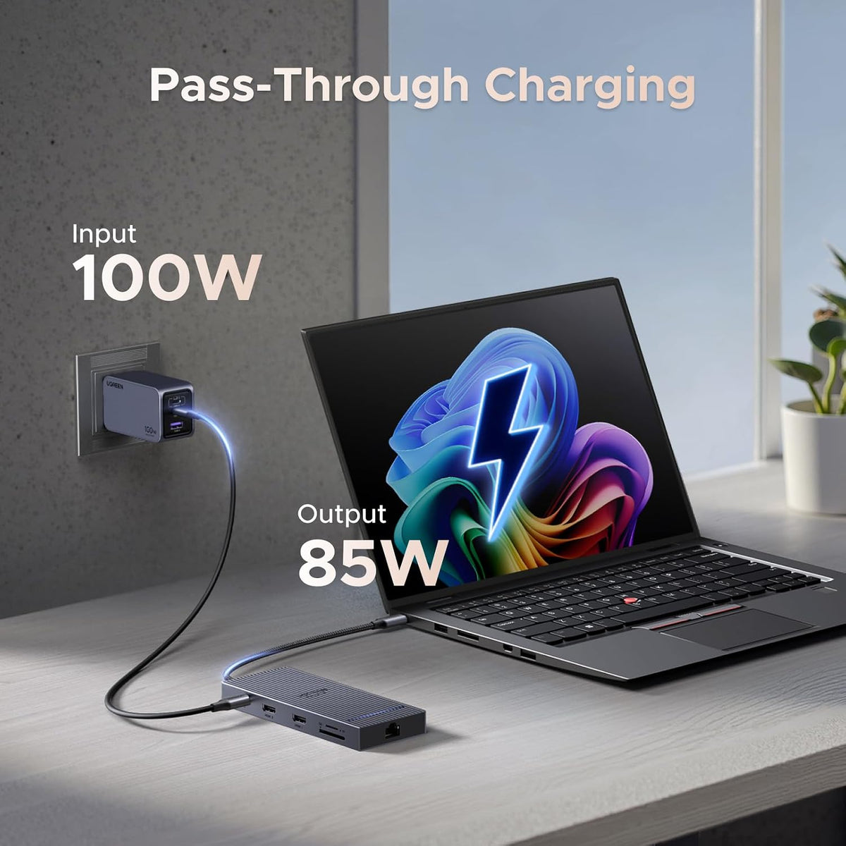 UGREEN USB C Docking Station Dual Monitor 4K@60Hz, 10-in-1 Dock with 2xHDMI
