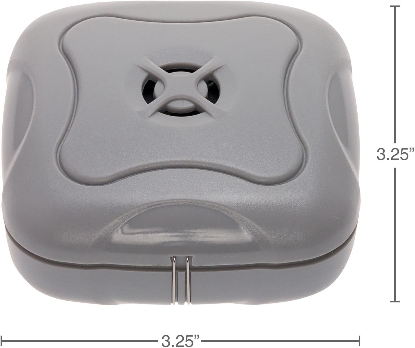 4 Pack Water Leak Detector - 95 dB Flood Detection Alarm Sensor for Bathrooms, Basements, Laundry Rooms, Garages, Attics and Kitchens by Mindful Design (Grey)